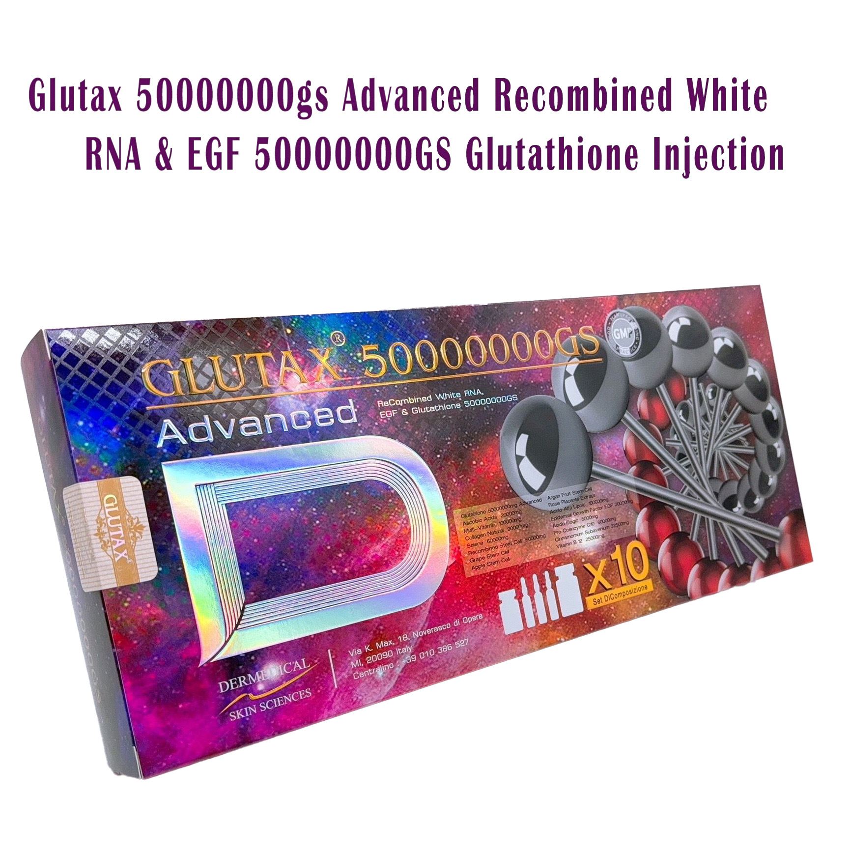 Glutax 50000000GS Advanced Glutathione Injection